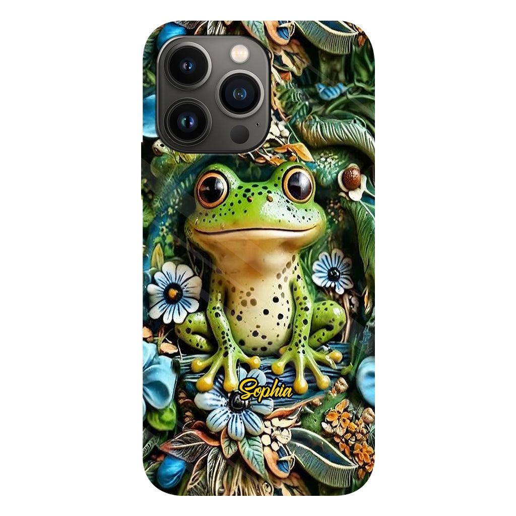 Love Frogs - Personalized Frog Full Print Phone Case