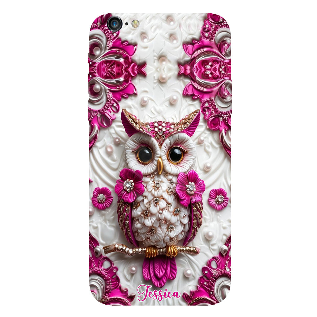Magic Owl - Personalized Owl Full Print Phone Case