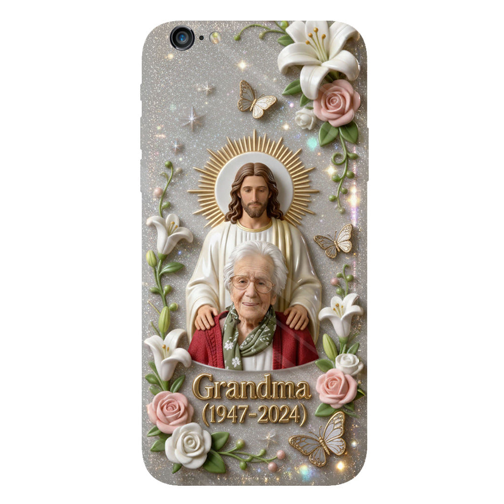 Memorial Gift for Lost of Loved One, Faith in God - Personalized Memorial Full Print Phone Case