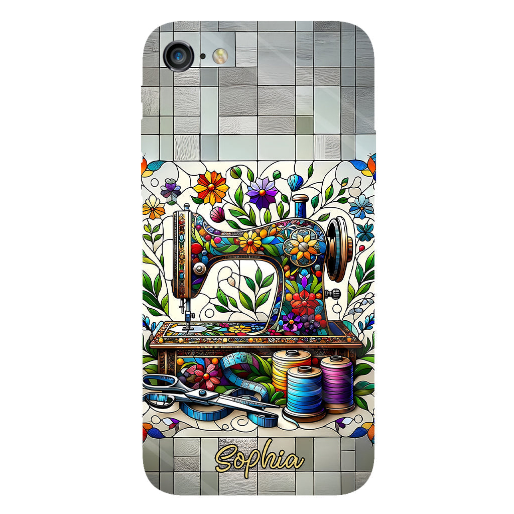 Love Sewing - Personalized Sewing Full Print Phone Case