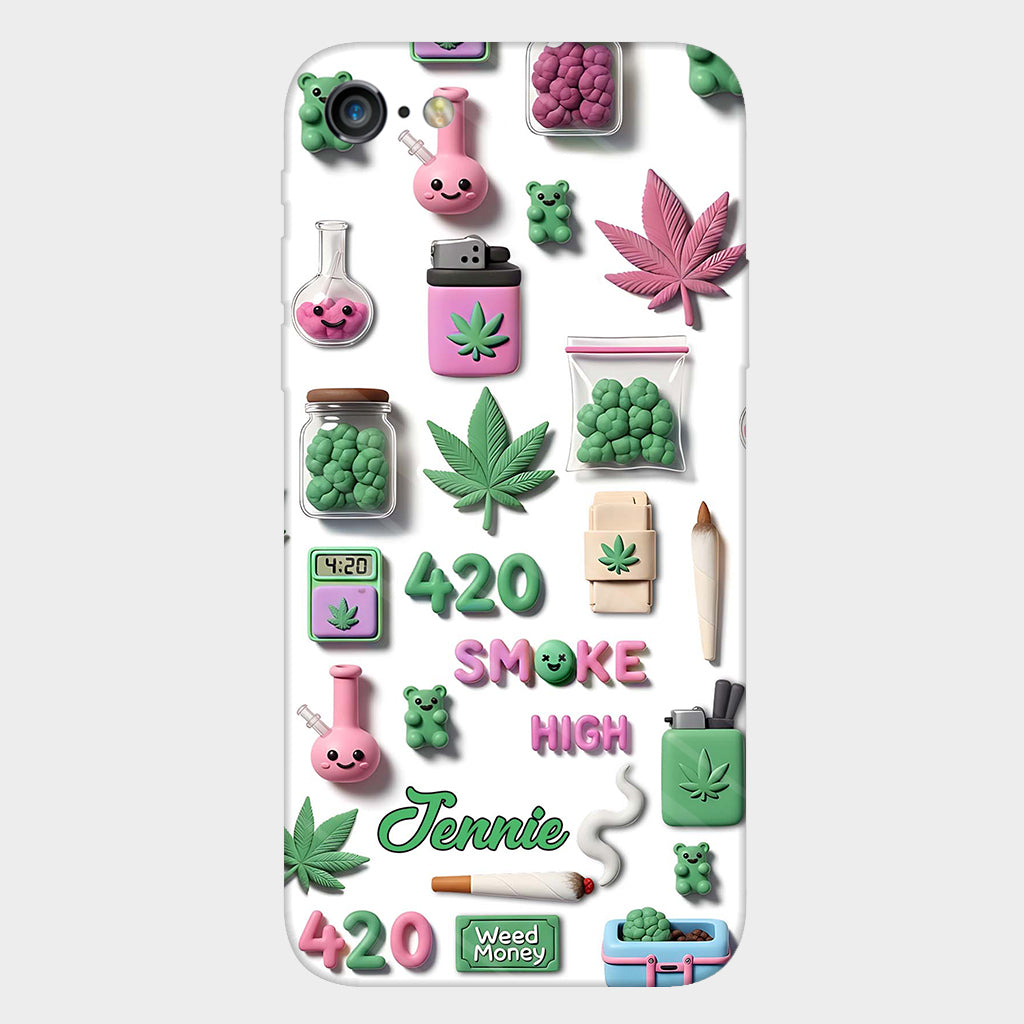 Stoner Chic - Personalized Weed Full Print Phone Case