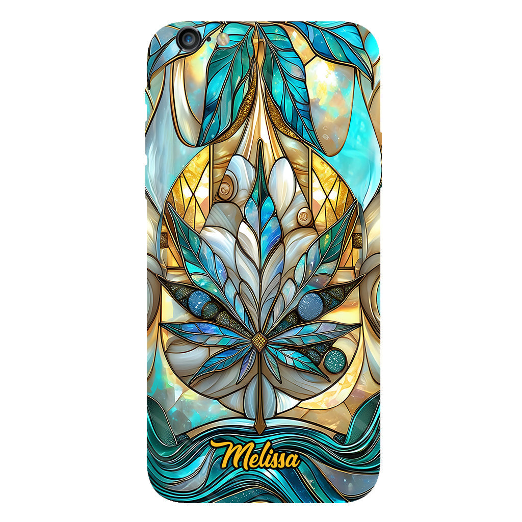 Stunning Leaf - Personalized Weed Full Print Phone Case