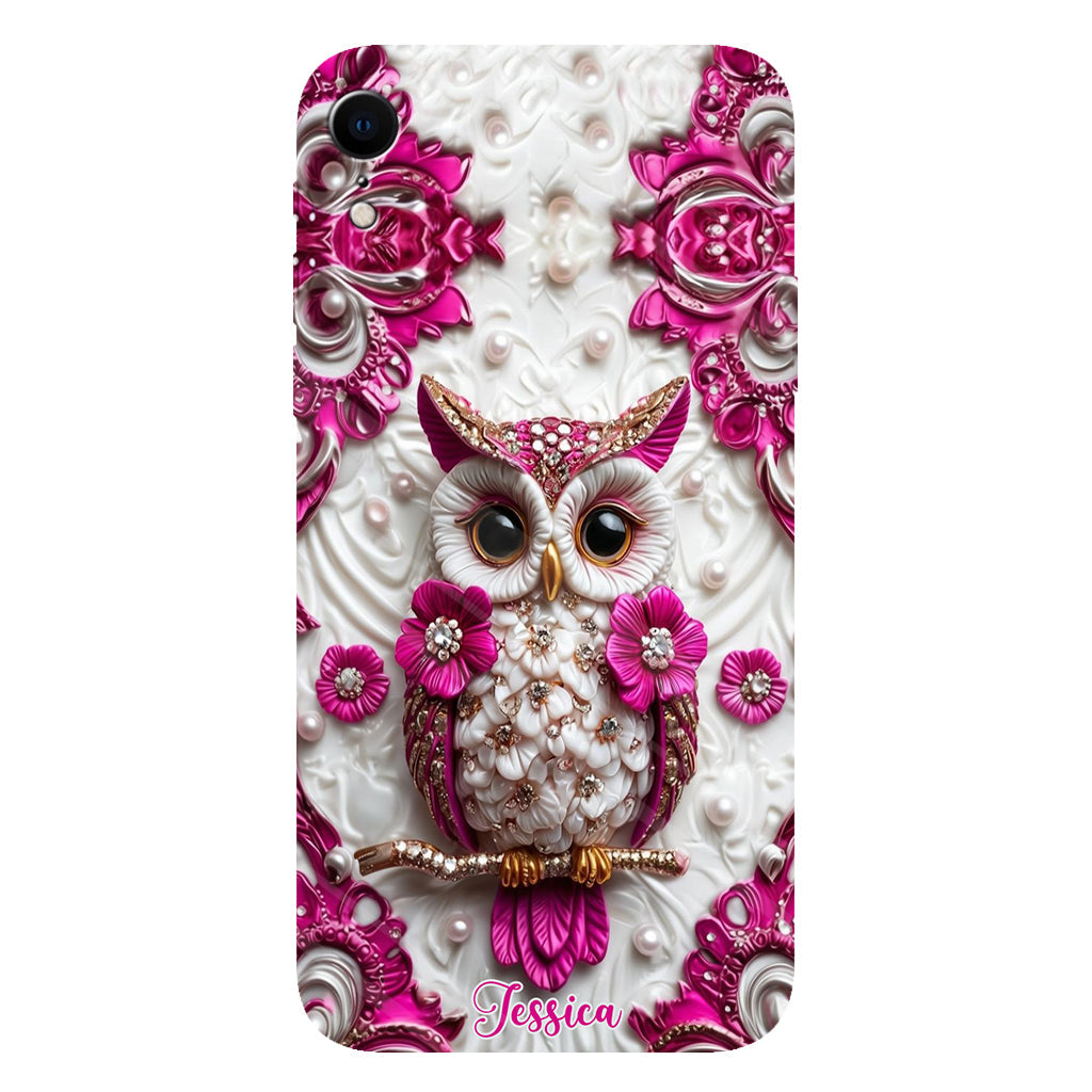 Magic Owl - Personalized Owl Full Print Phone Case