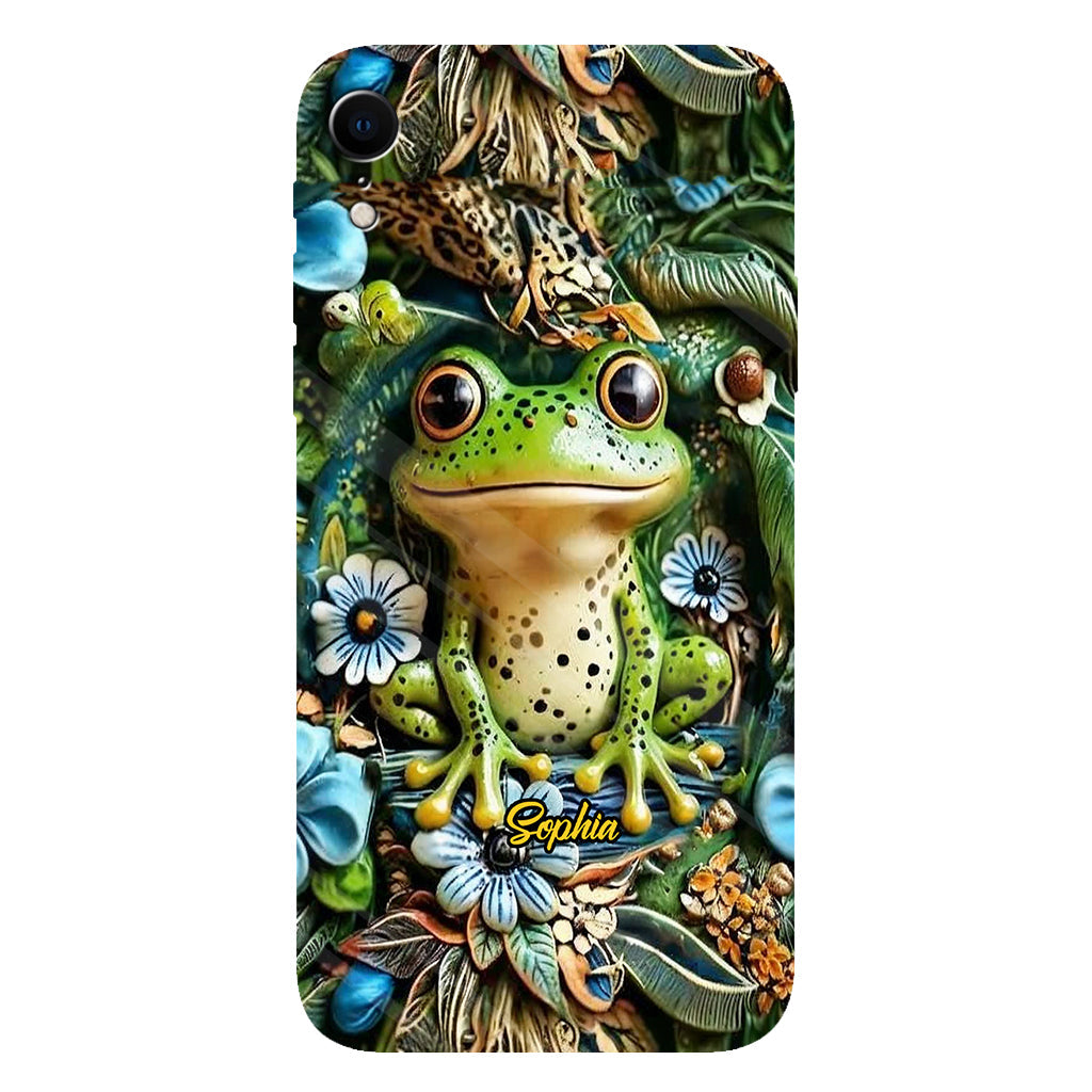 Love Frogs - Personalized Frog Full Print Phone Case