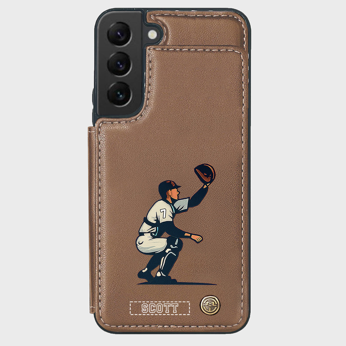 Tis Baseball Season - Personalized Baseball Wallet Phone Case