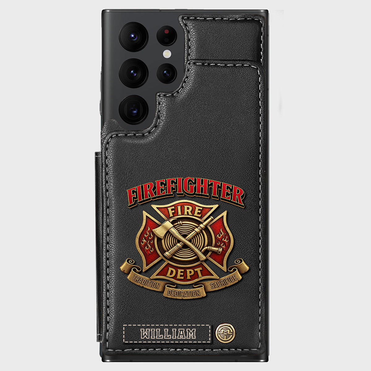 Proud Firefighter - Personalized Firefighter Wallet Phone Case