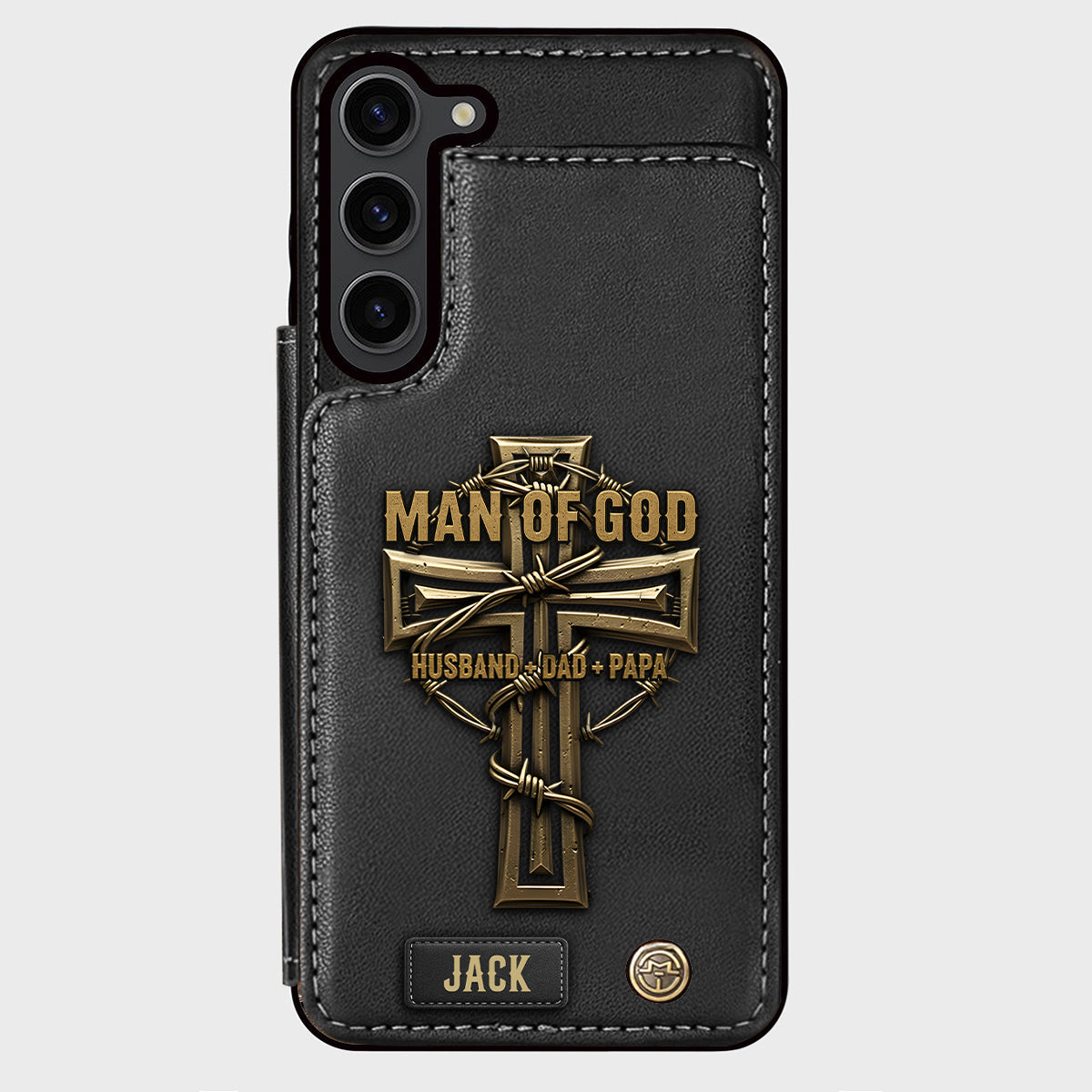 Man Of God - Personalized Christian Wallet Phone Case
