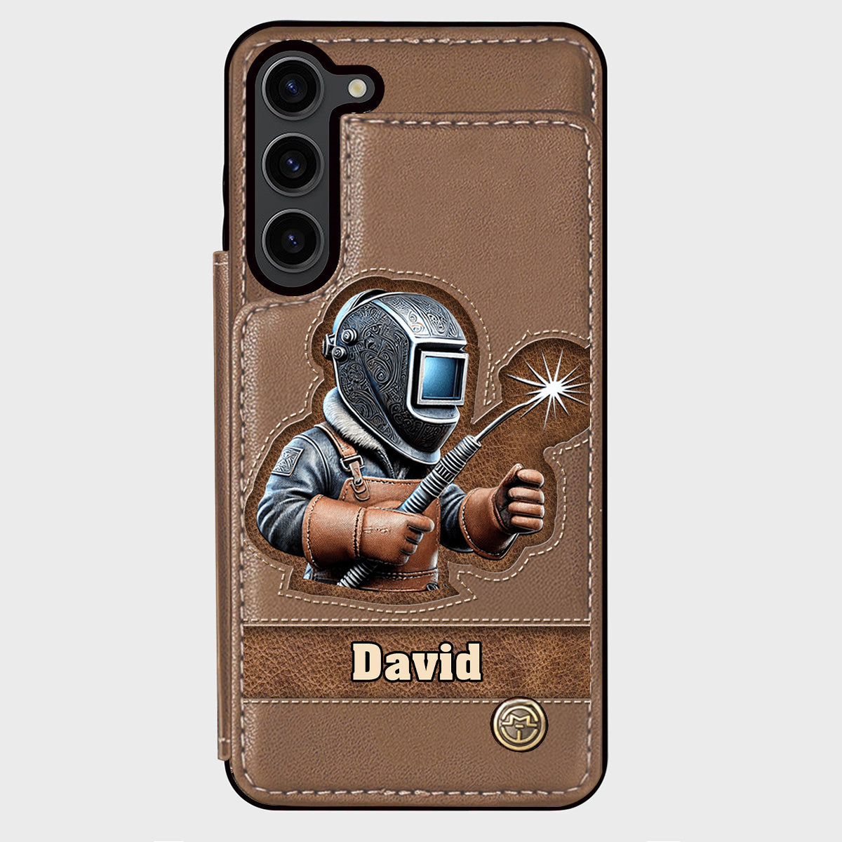 Strong Ones Become Welder - Personalized Welder Wallet Phone Case