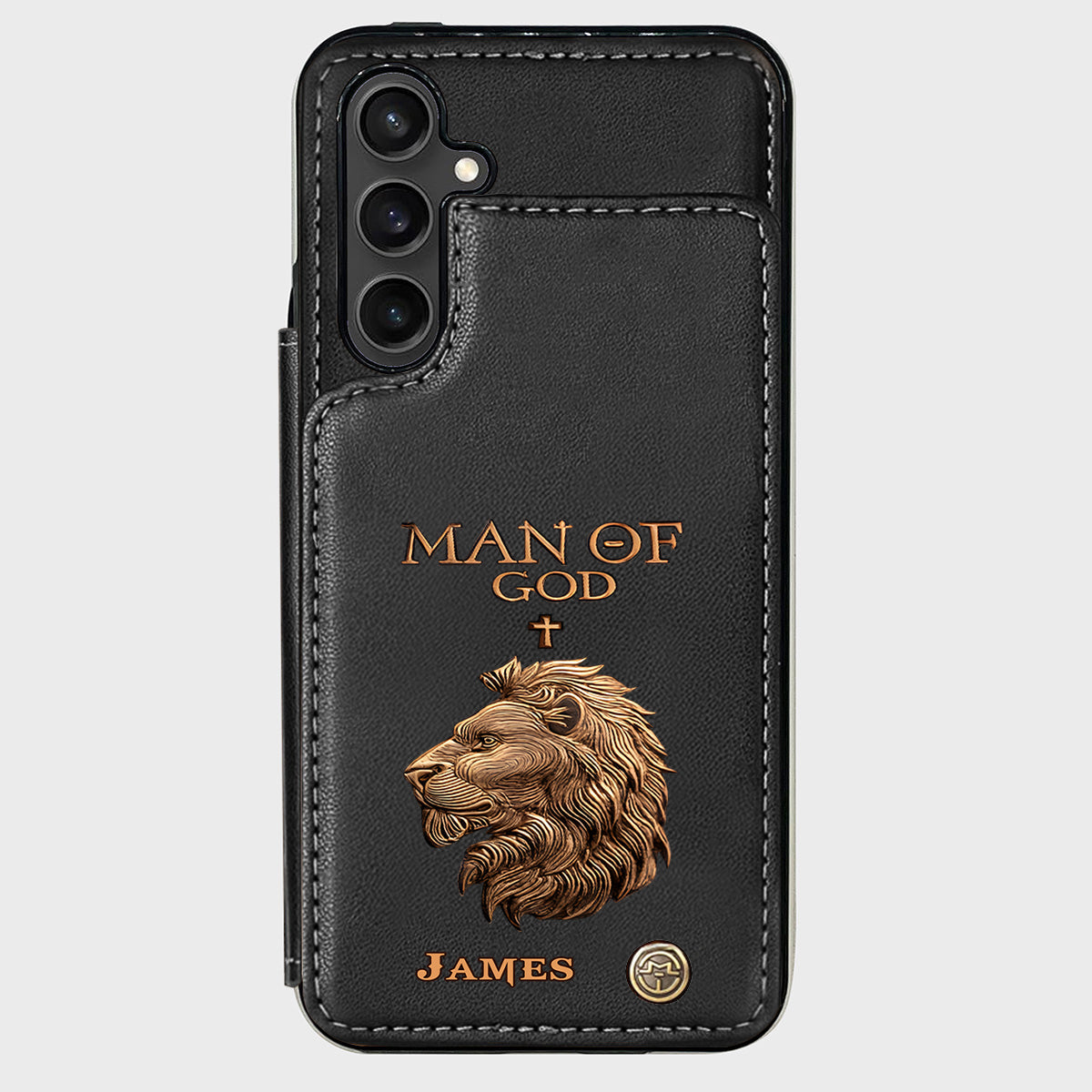 Man Of God - Personalized Christian Wallet Phone Case