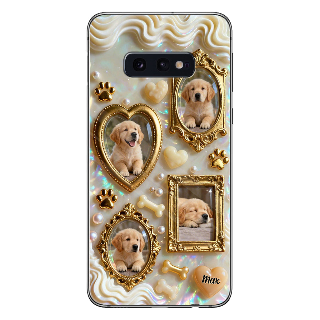 The Golden Gallery Case - Personalized Dog Clear Phone Case