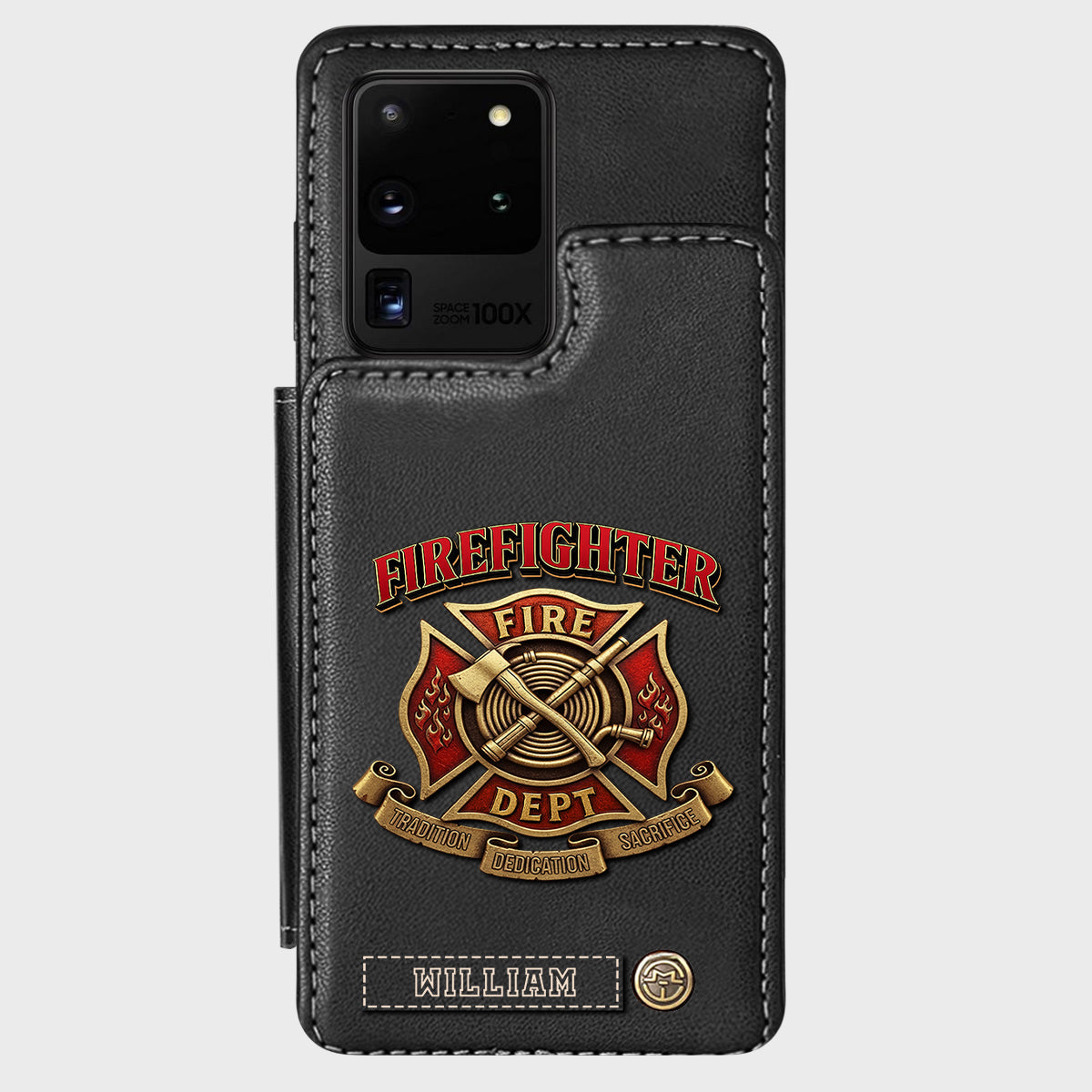 Proud Firefighter - Personalized Firefighter Wallet Phone Case