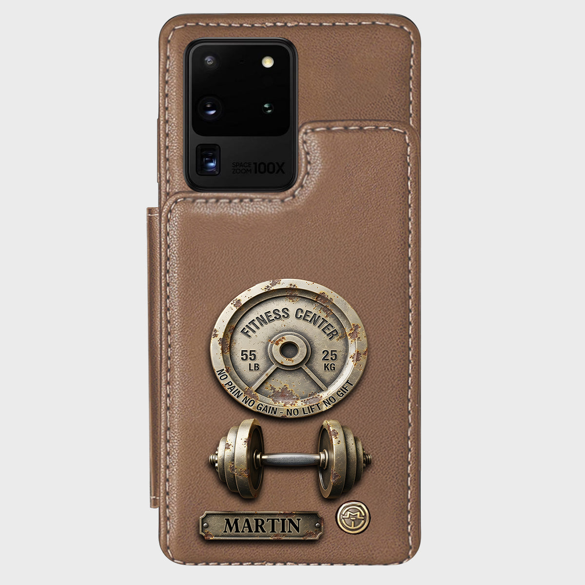 No Pain No Gain - Personalized Fitness Wallet Phone Case