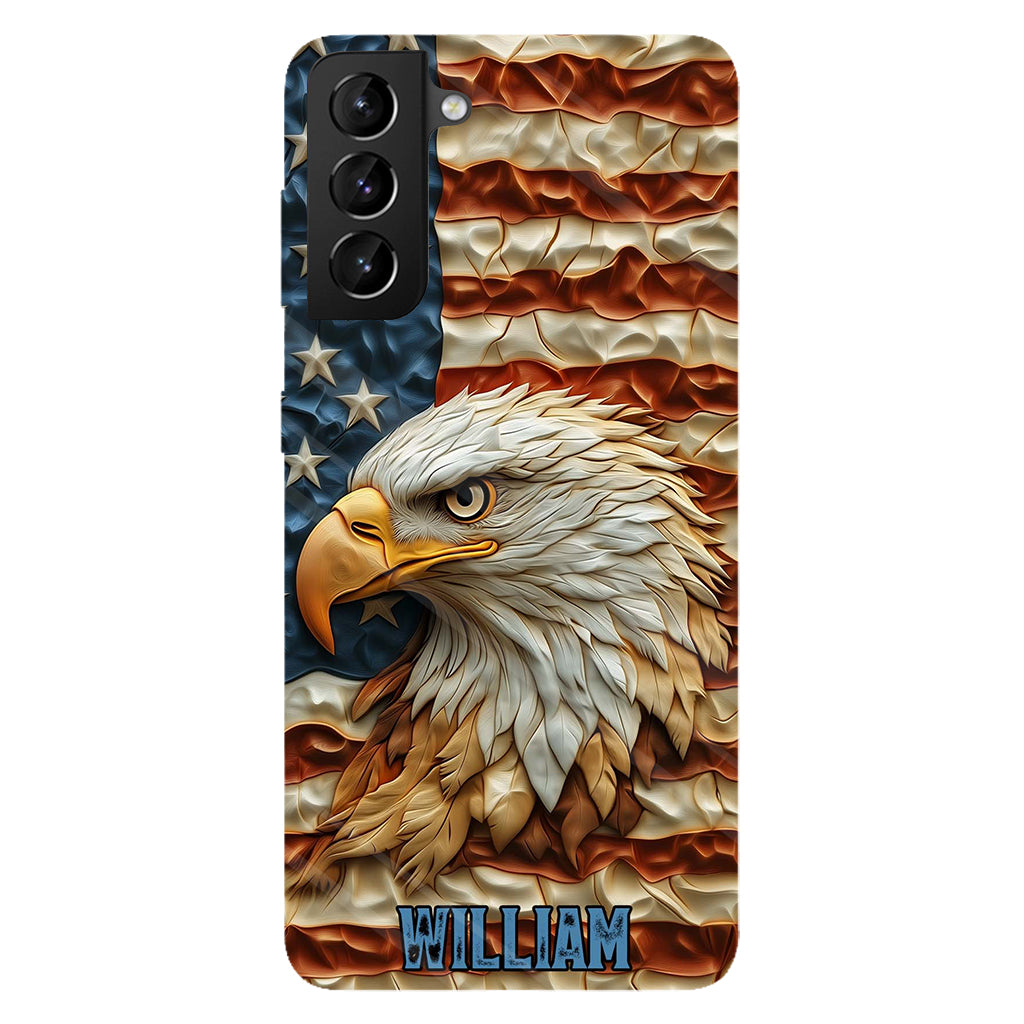 Strong Eagle - Personalized Bald Eagle Full Print Phone Case