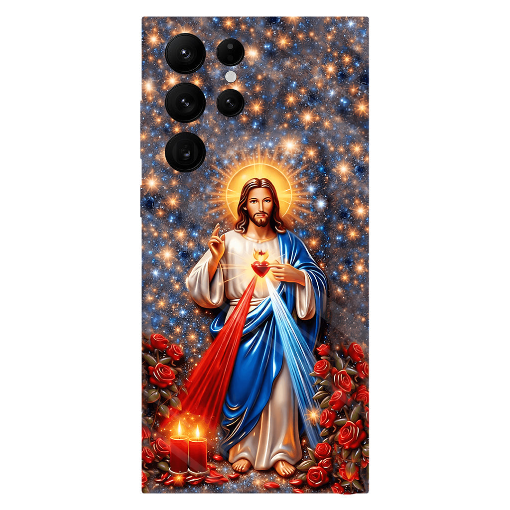 Sacred Heart of Jesus - Personalized Christian Full Print Phone Case
