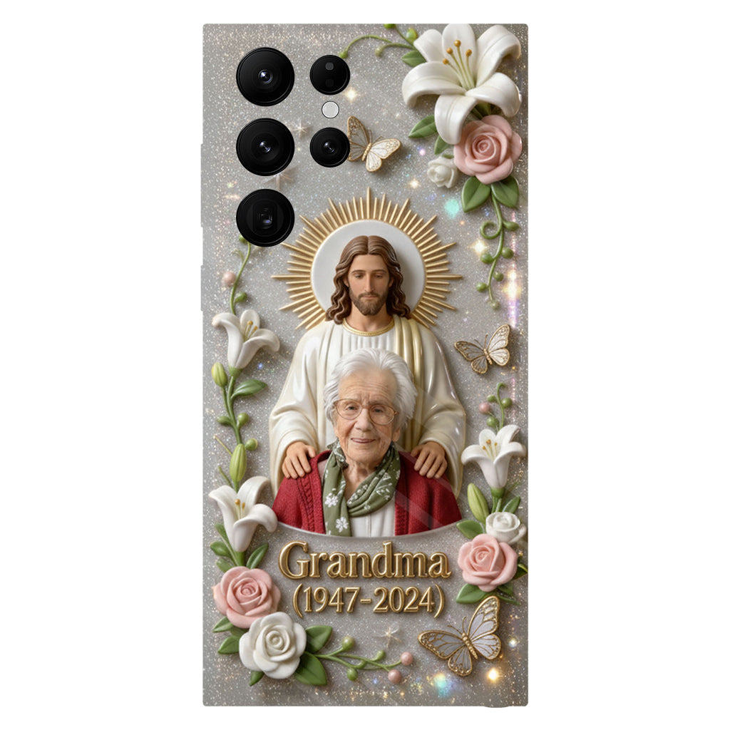 Memorial Gift for Lost of Loved One, Faith in God - Personalized Memorial Full Print Phone Case