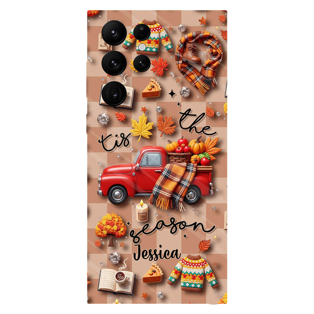 Tis The Season - Personalized Autumn Full Print Phone Case