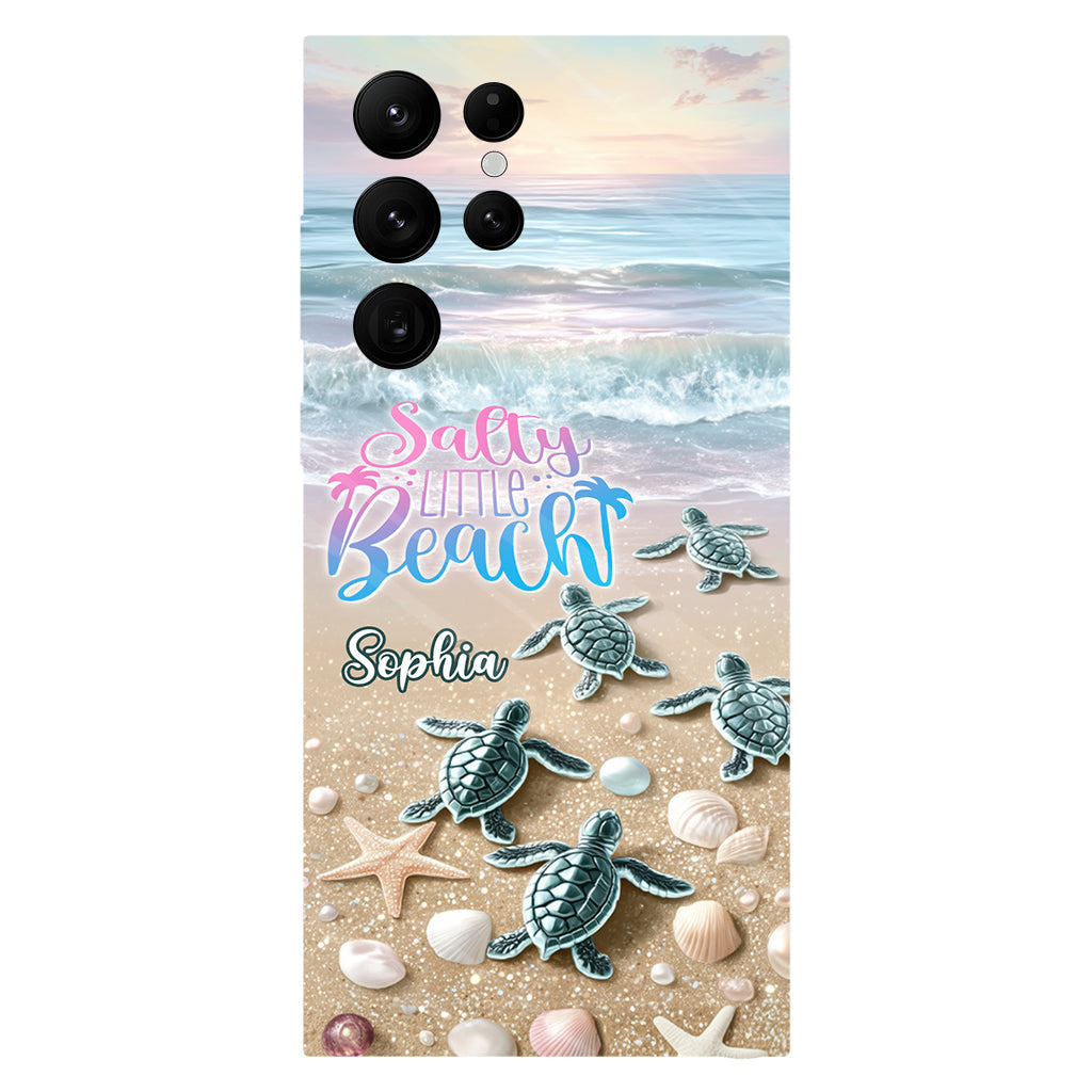 Salty Lil Beach - Personalized Sea Lover Full Print Phone Case