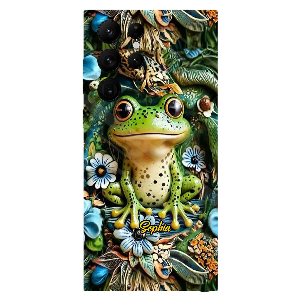 Love Frogs - Personalized Frog Full Print Phone Case