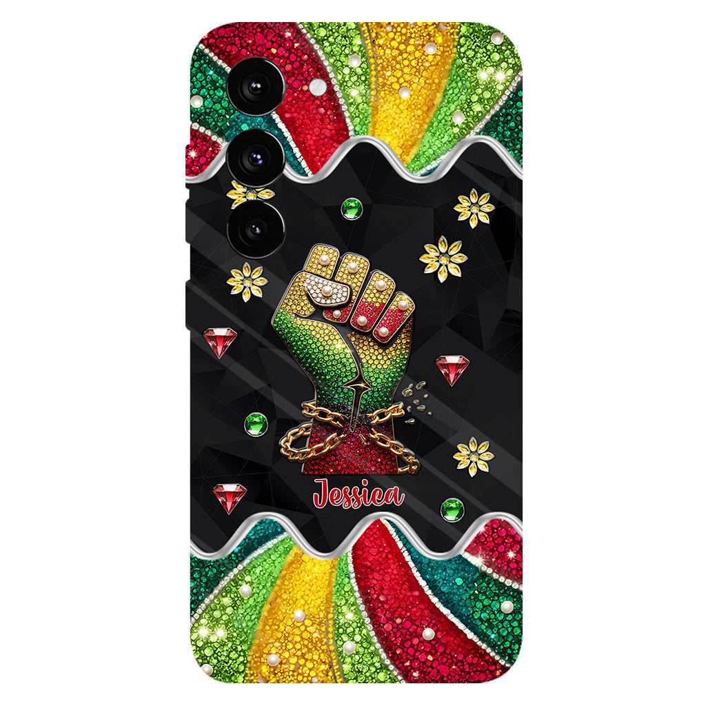 They Not Like Us - Personalized Juneteenth Full Print Phone Case & Phone Grip