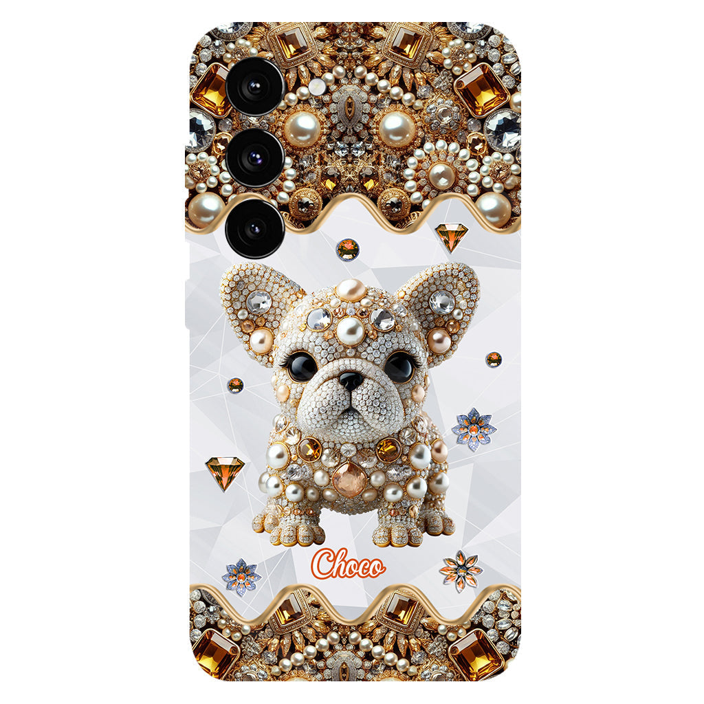 Love French Bulldog - Personalized Dog Full Print Phone Case