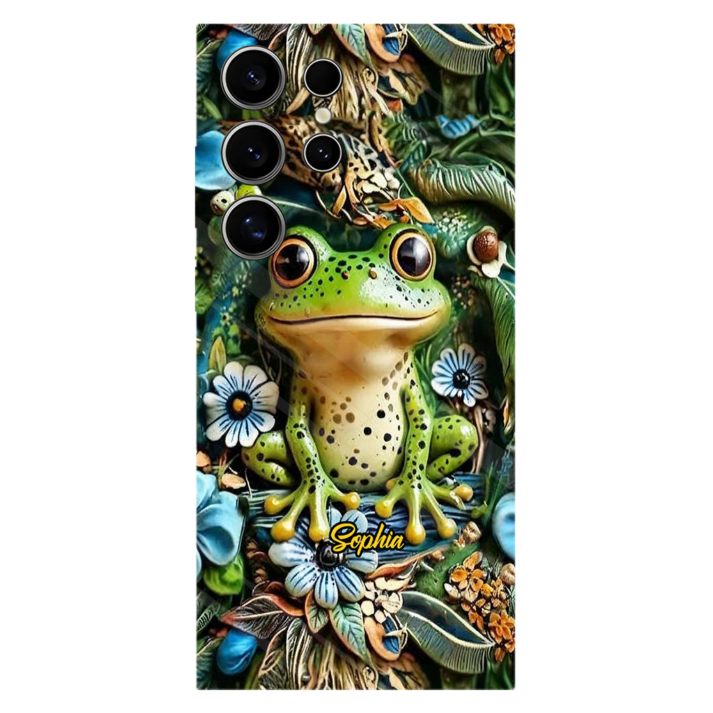 Love Frogs - Personalized Frog Full Print Phone Case