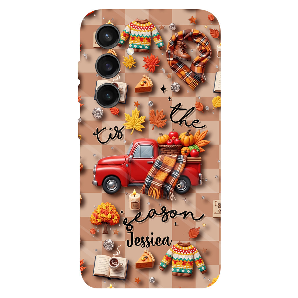 Tis The Season - Personalized Autumn Full Print Phone Case