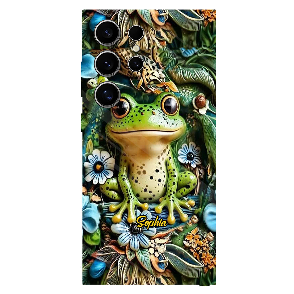 Love Frogs - Personalized Frog Full Print Phone Case