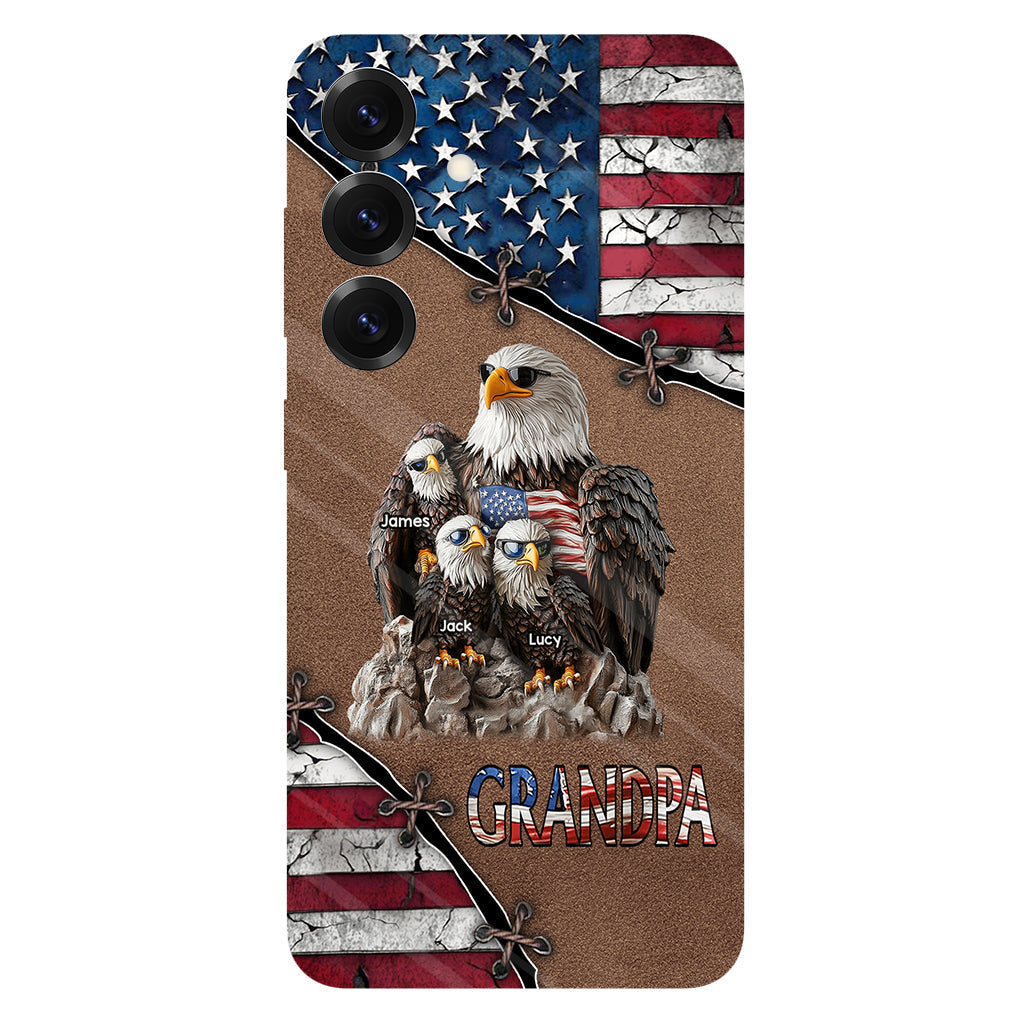 Strong Papa - Personalized Father Full Print Phone Case