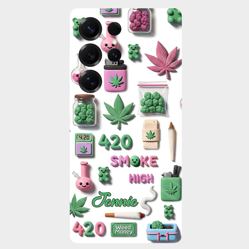 Stoner Chic - Personalized Weed Full Print Phone Case