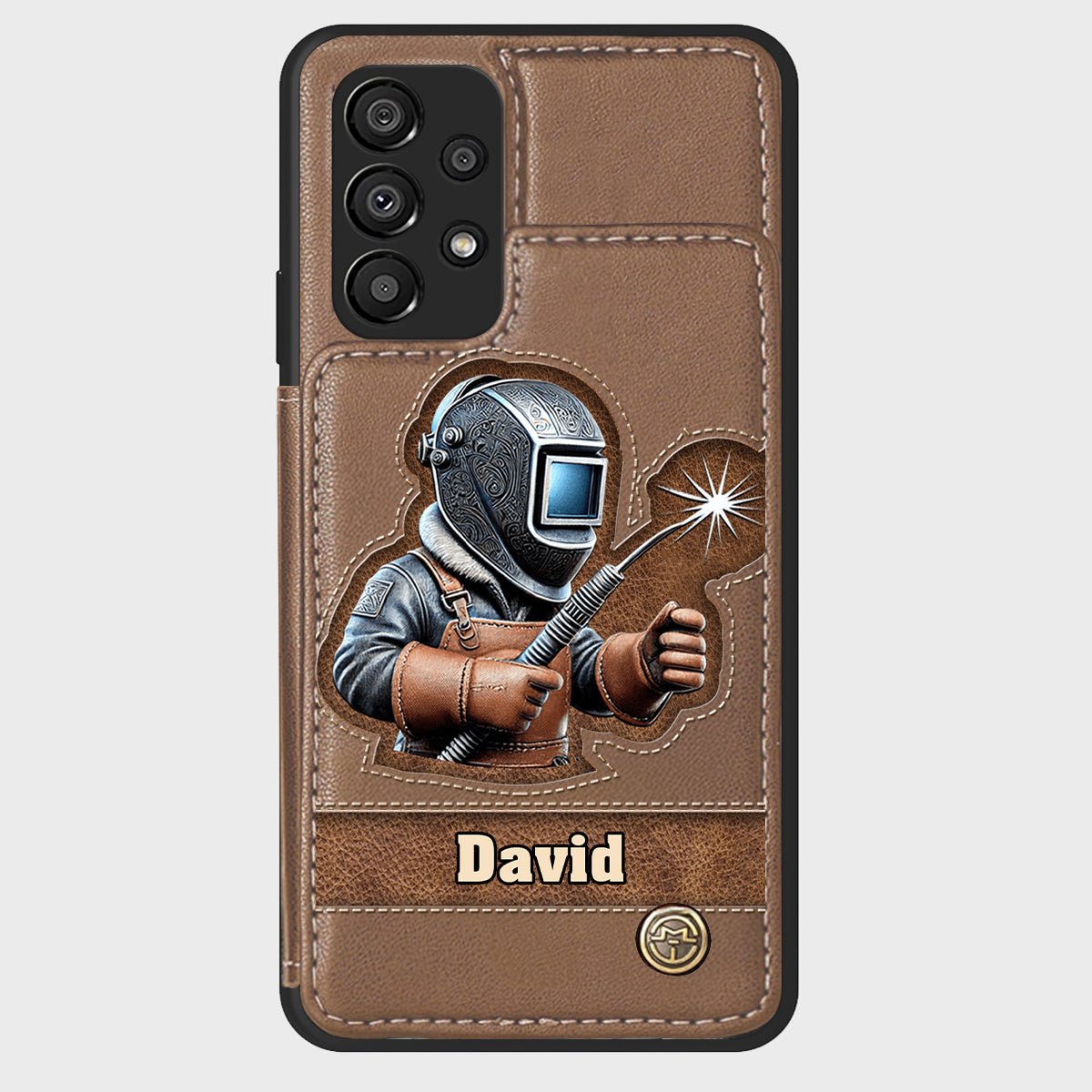 Strong Ones Become Welder - Personalized Welder Wallet Phone Case