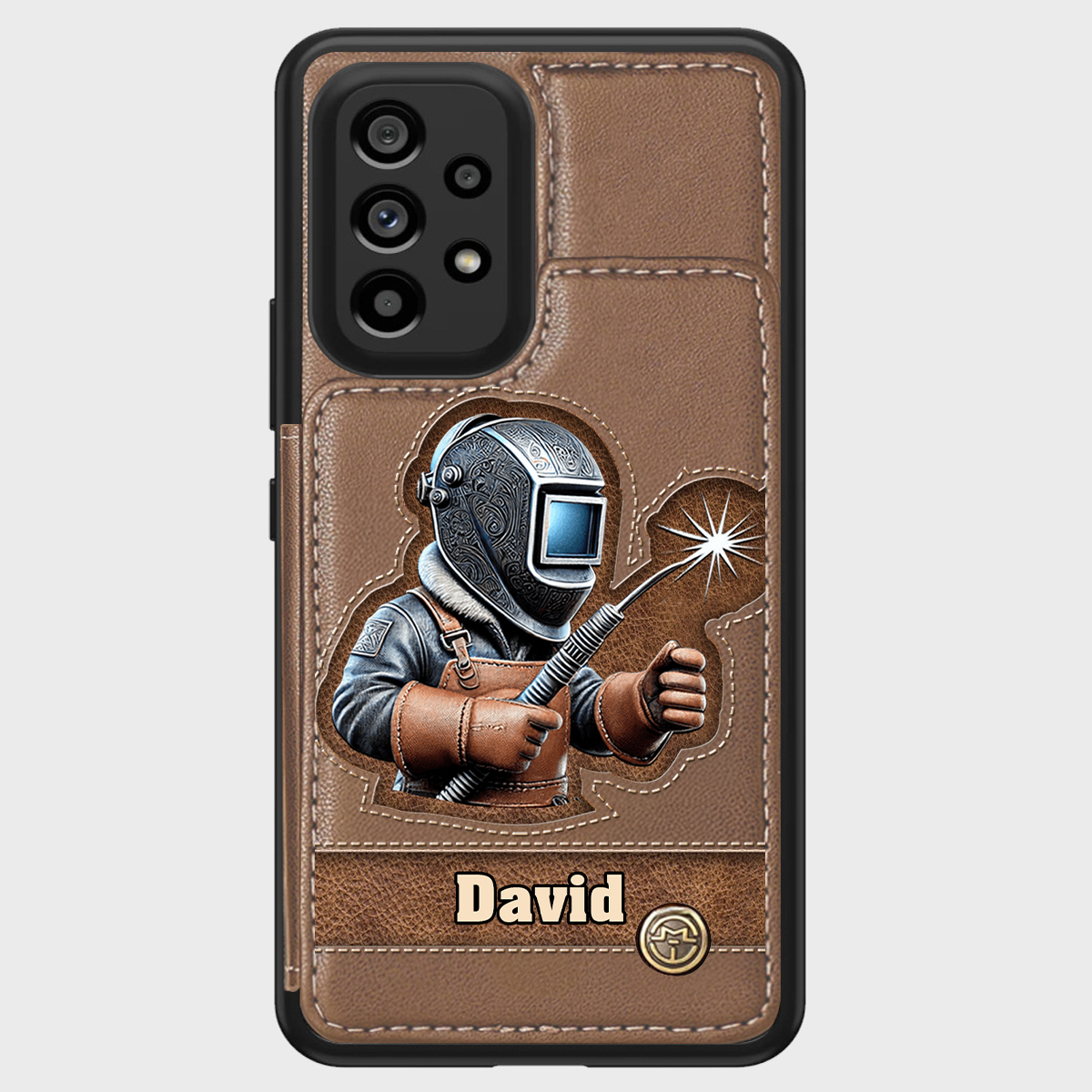 Strong Ones Become Welder - Personalized Welder Wallet Phone Case
