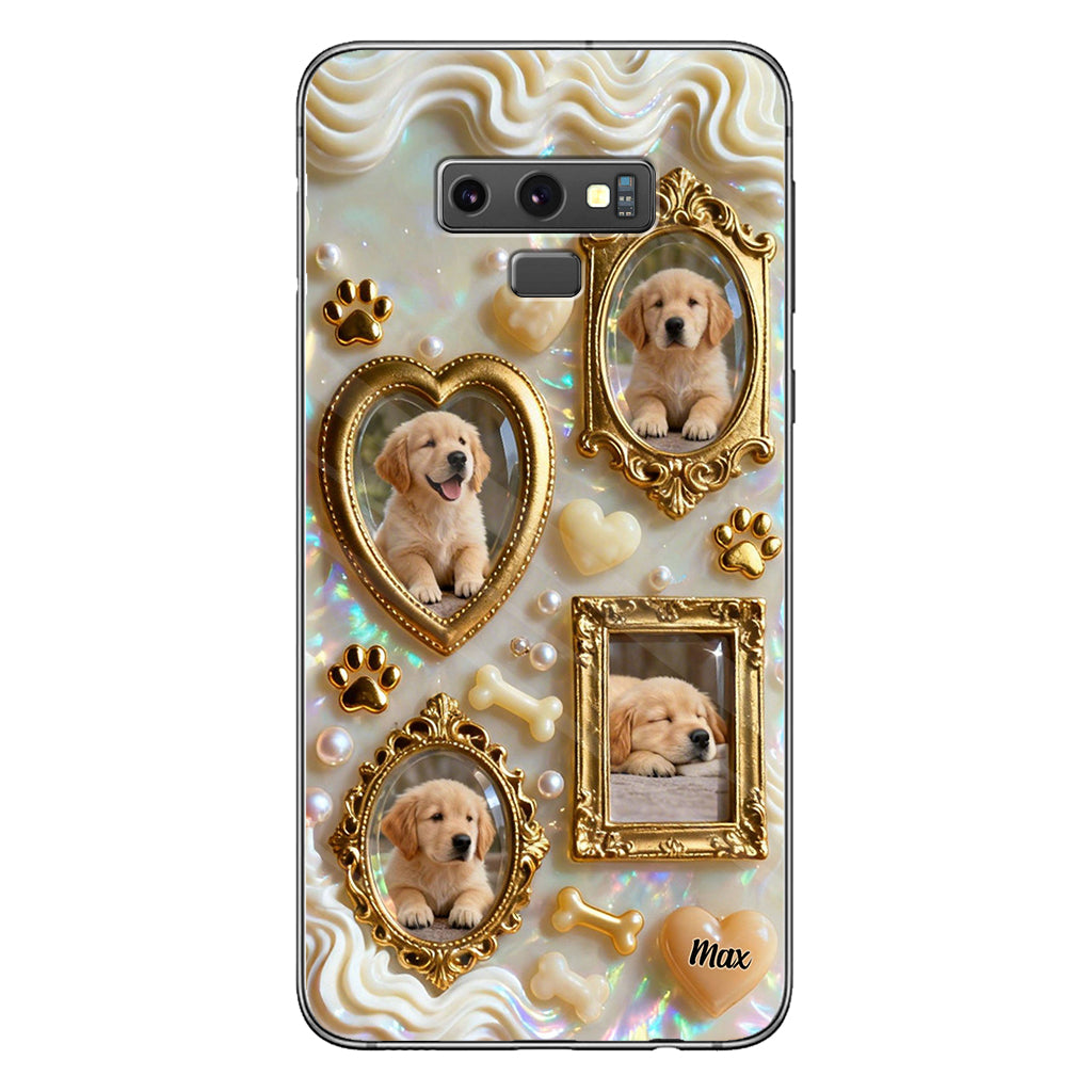 The Golden Gallery Case - Personalized Dog Clear Phone Case