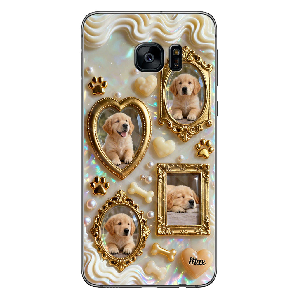 The Golden Gallery Case - Personalized Dog Clear Phone Case