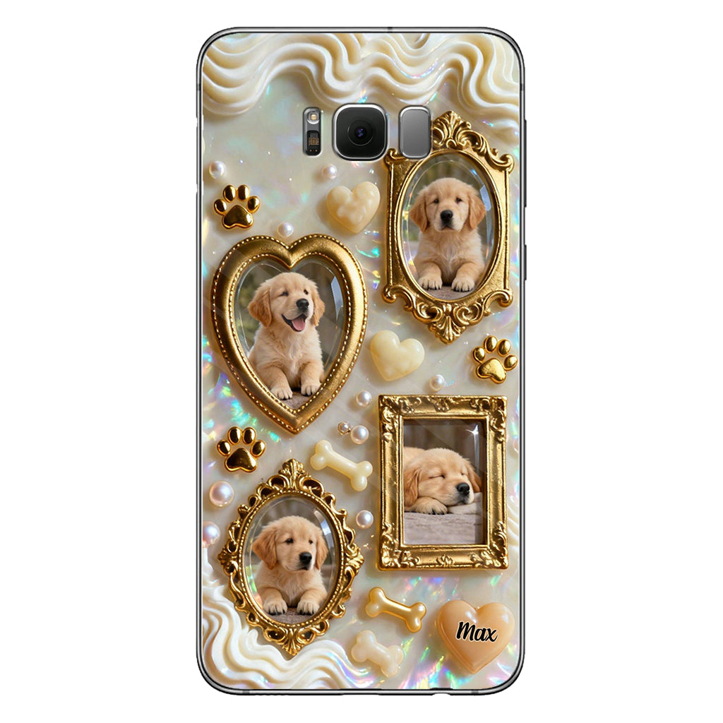 The Golden Gallery Case - Personalized Dog Clear Phone Case