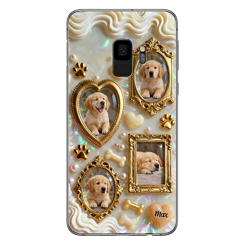 The Golden Gallery Case - Personalized Dog Clear Phone Case