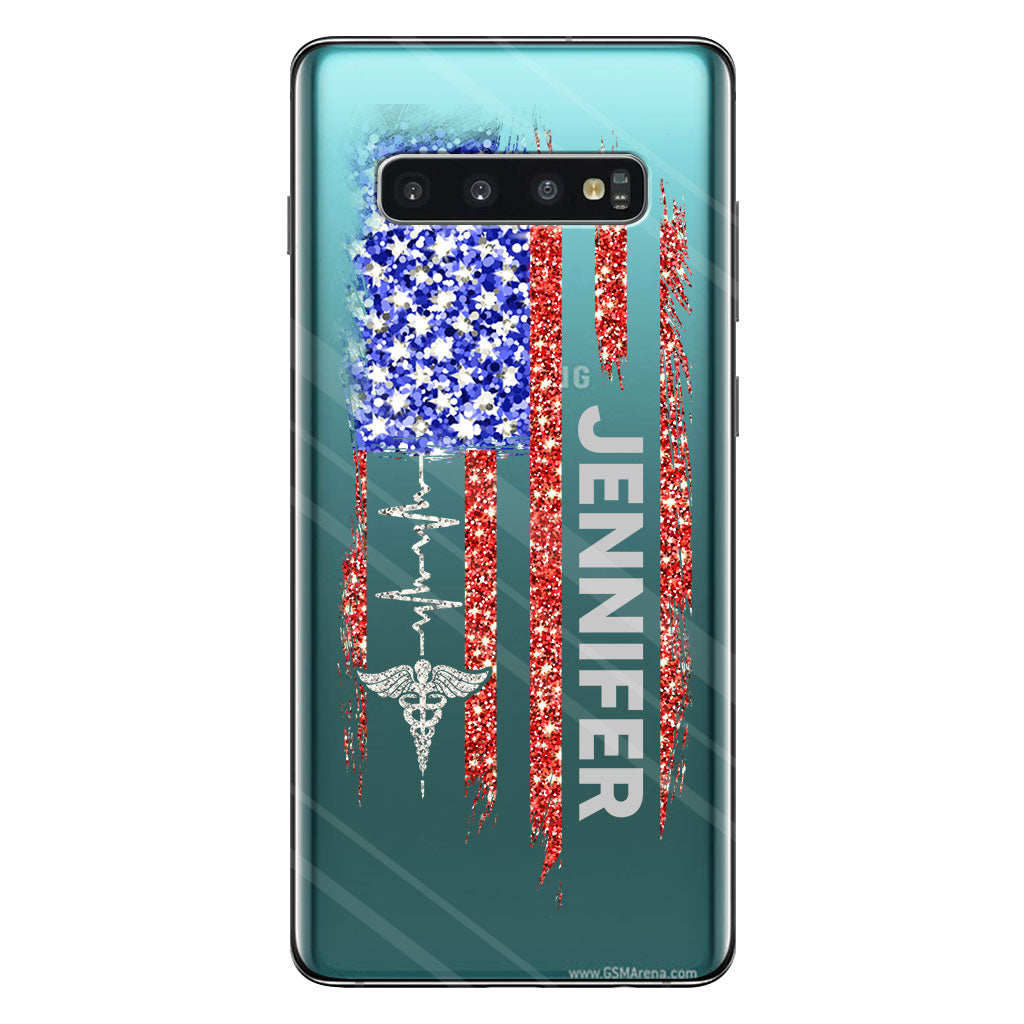 Nurse Life - Personalized Nurse Clear Phone Case