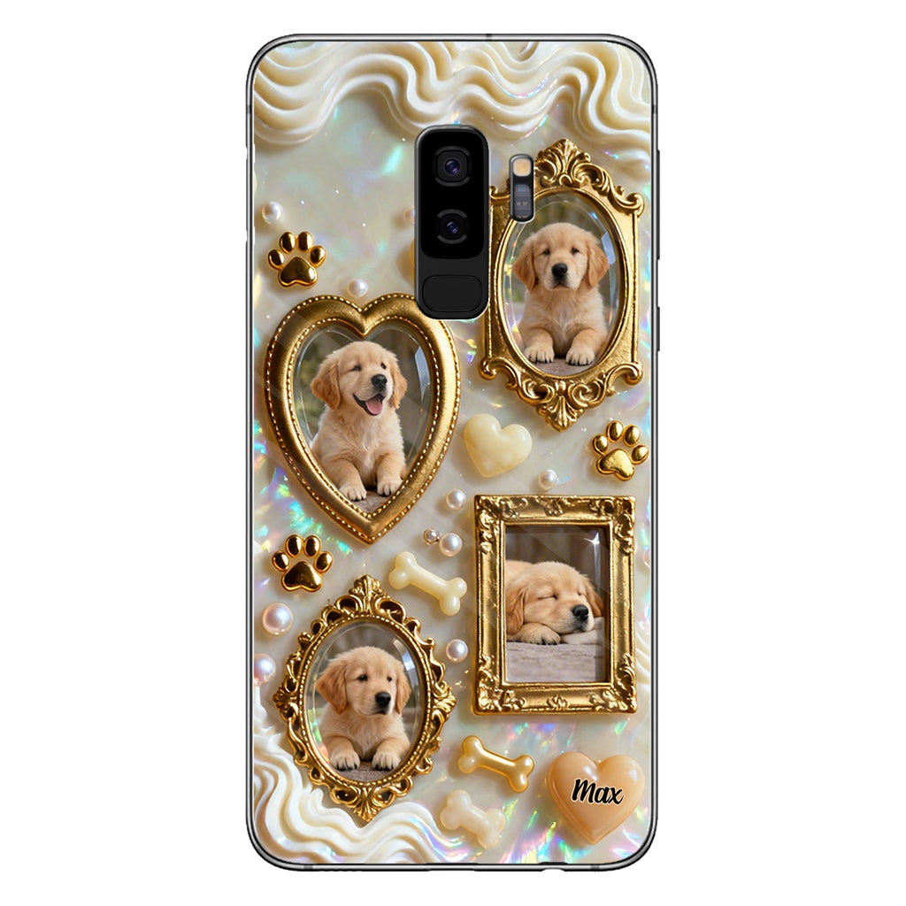 The Golden Gallery Case - Personalized Dog Clear Phone Case