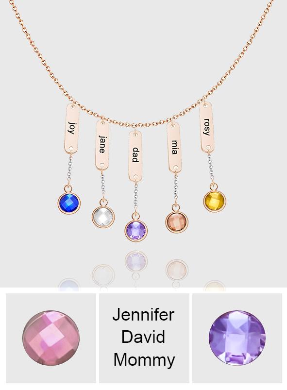 This Is Us - Personalized Family Engraved Name Necklace