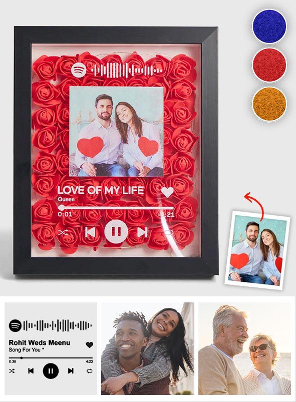 Personalized Couple Scannable Spotify Code Night Lamp