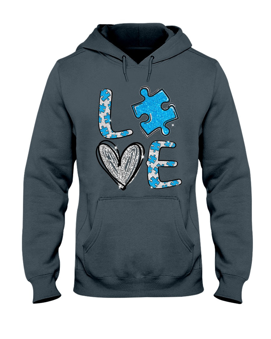 Love Someone With Autism - Autism Awareness T-shirt and Hoodie 0921