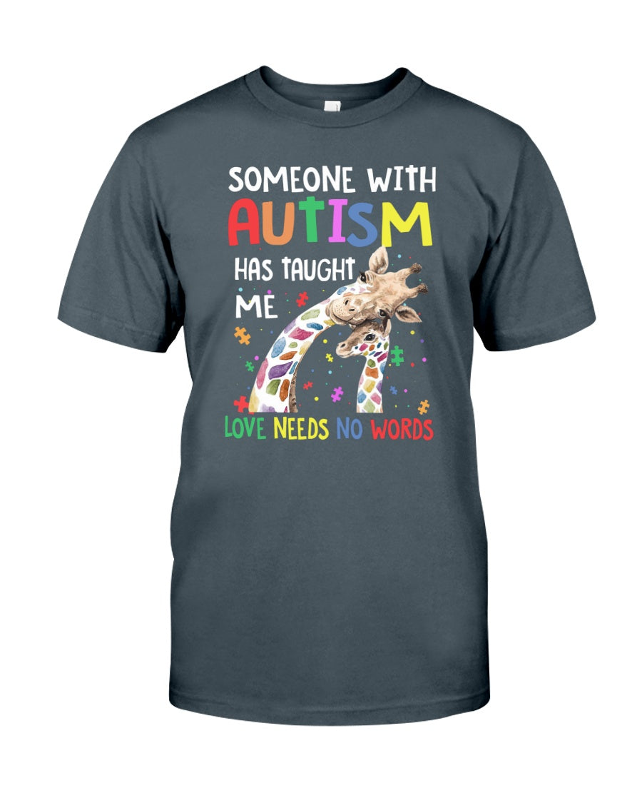 Love Needs No Words - Autism Awareness T-shirt and Hoodie 0921