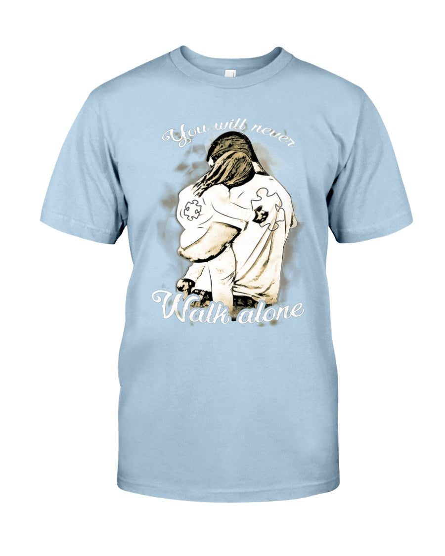 You Will Never Walk Alone - Autism Awareness T-shirt and Hoodie 0921