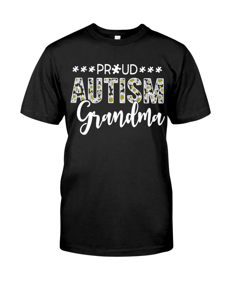 Proud Autism Grandma - Autism Awareness T-shirt and Hoodie 0921