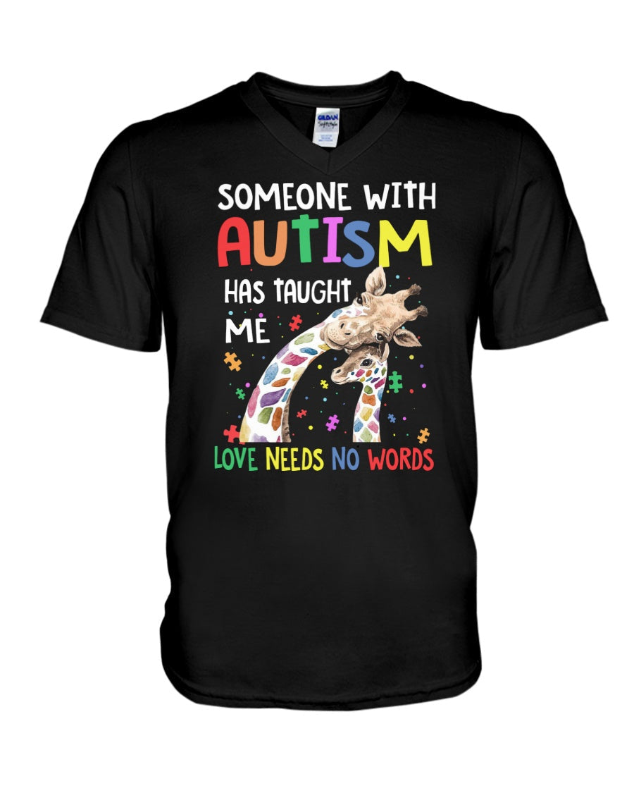 Love Needs No Words - Autism Awareness T-shirt and Hoodie 0921