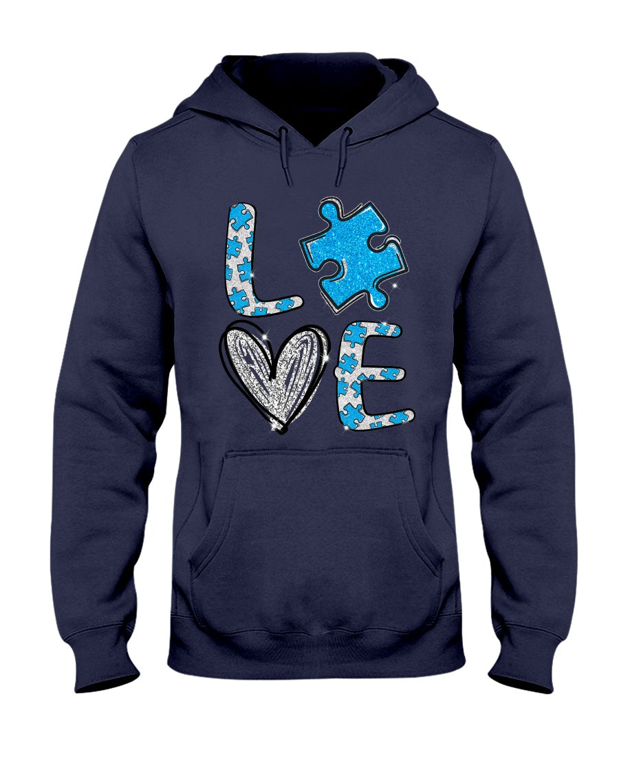 Love Someone With Autism - Autism Awareness T-shirt and Hoodie 0921