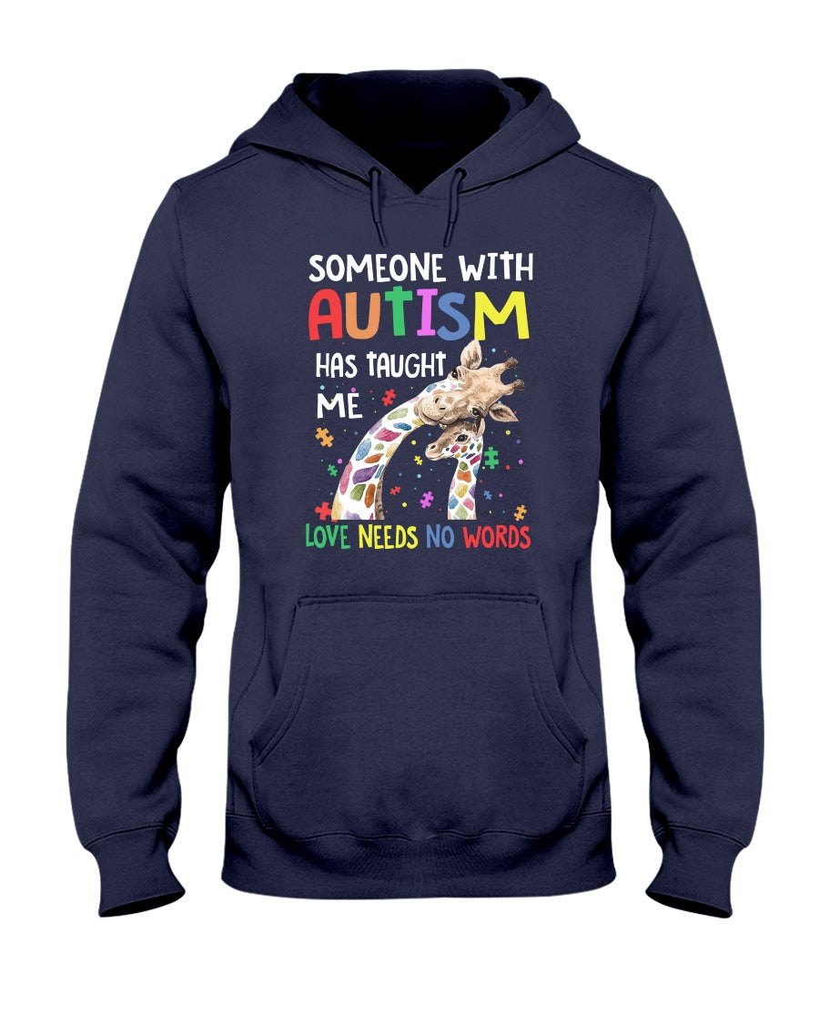 Love Needs No Words - Autism Awareness T-shirt and Hoodie 0921