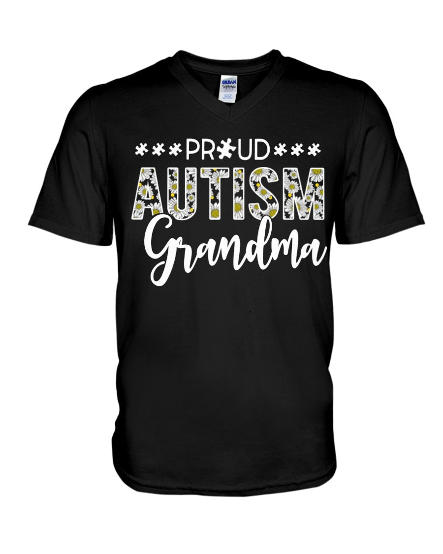 Proud Autism Grandma - Autism Awareness T-shirt and Hoodie 0921