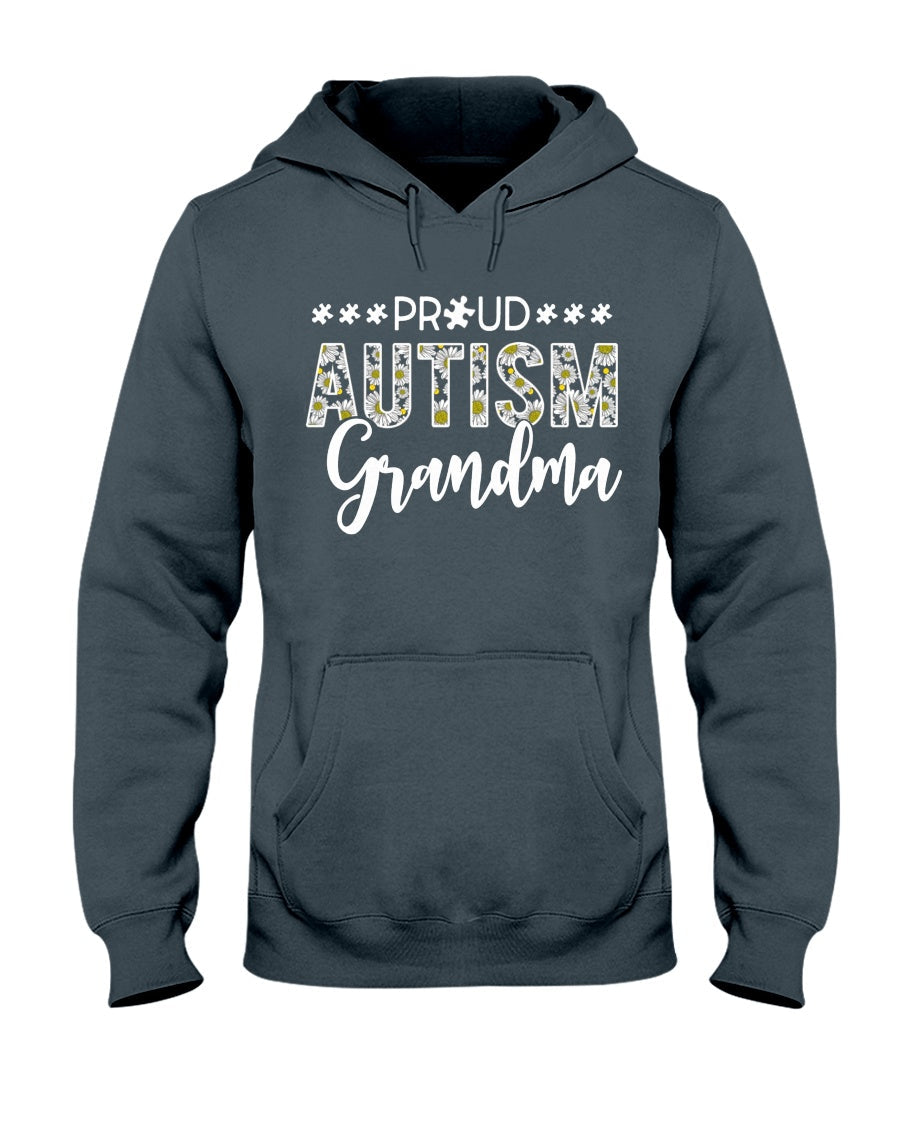 Proud Autism Grandma - Autism Awareness T-shirt and Hoodie 0921