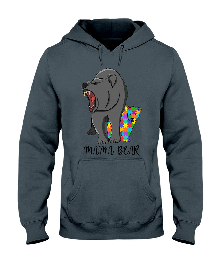 Mama Bear - Autism Awareness T-shirt and Hoodie 0520