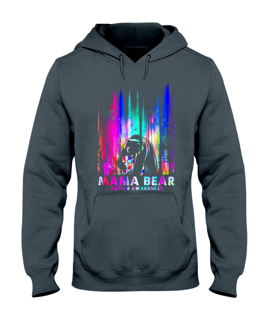 Mama Bear - Autism Awareness T-shirt and Hoodie 0520